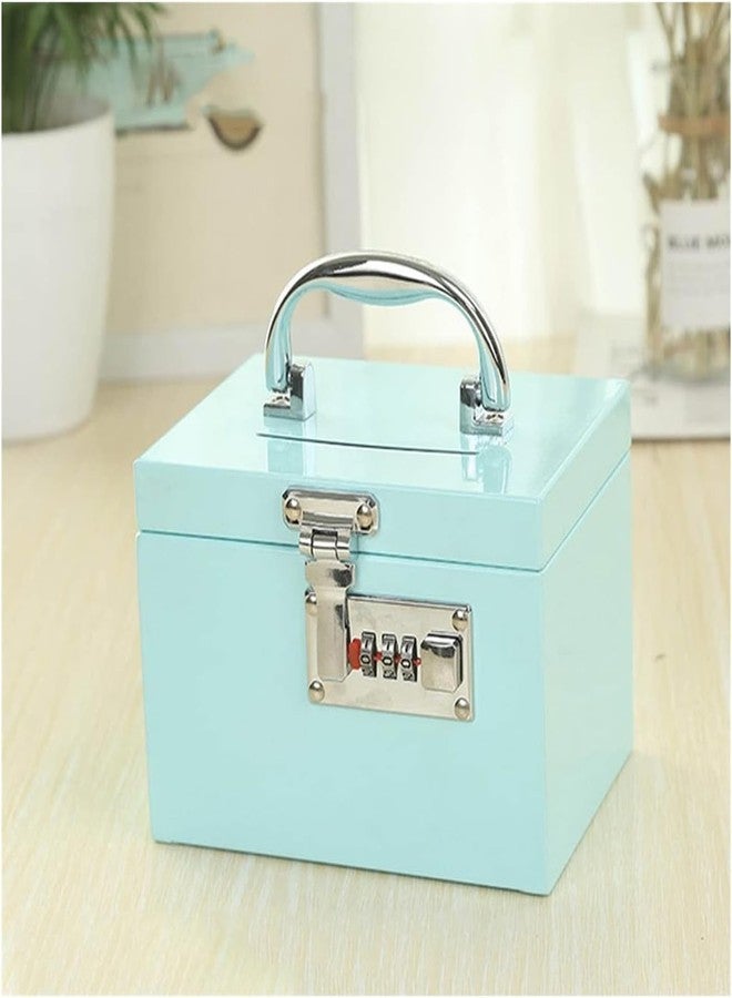 Azelf Metal Creative Children's Household Large-Capacity Piggy Bank with Lock Password Box Banknote Coin Savings Bank - Image 3